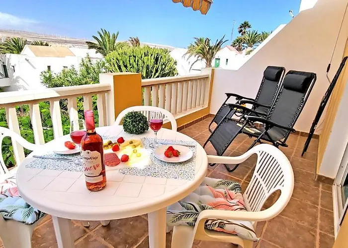 Flat Golden Sands, 1 Bedroom, Livingroom, Fast Internet, Balcony * Costa Calma